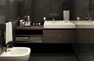 Mivel 6 egyszerű tervezési technikák, hogy a kis fürdőszoba funkcionális és divatos, ugyanakkor