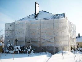 Mi fagyok nem jelent akadályt: elkerített és építmények télen