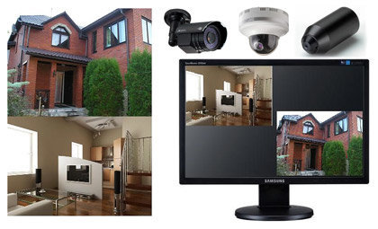 Videó megfigyelő rendszer egy vidéki házban, vendégház
