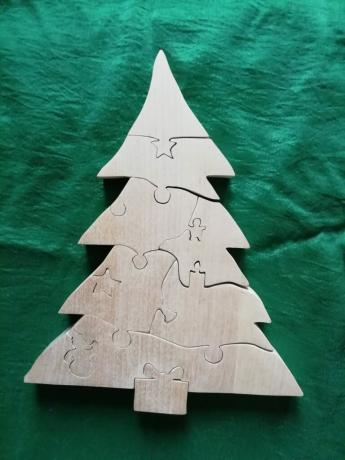 Logikai „karácsonyfa”, tette nyírfa