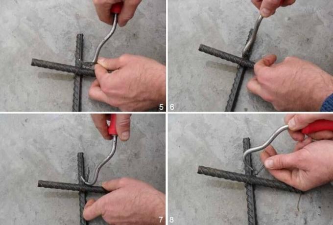 Eljárás kötés egy egyszerű horgolt kötés szerelvények