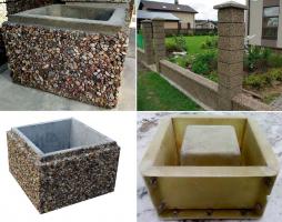 Technológia „Mosott beton.” Példák a legjobb termékeket. 1. rész