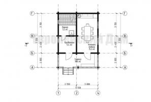 Bath 40 m2, két bejárattal, szokatlan és kényelmes